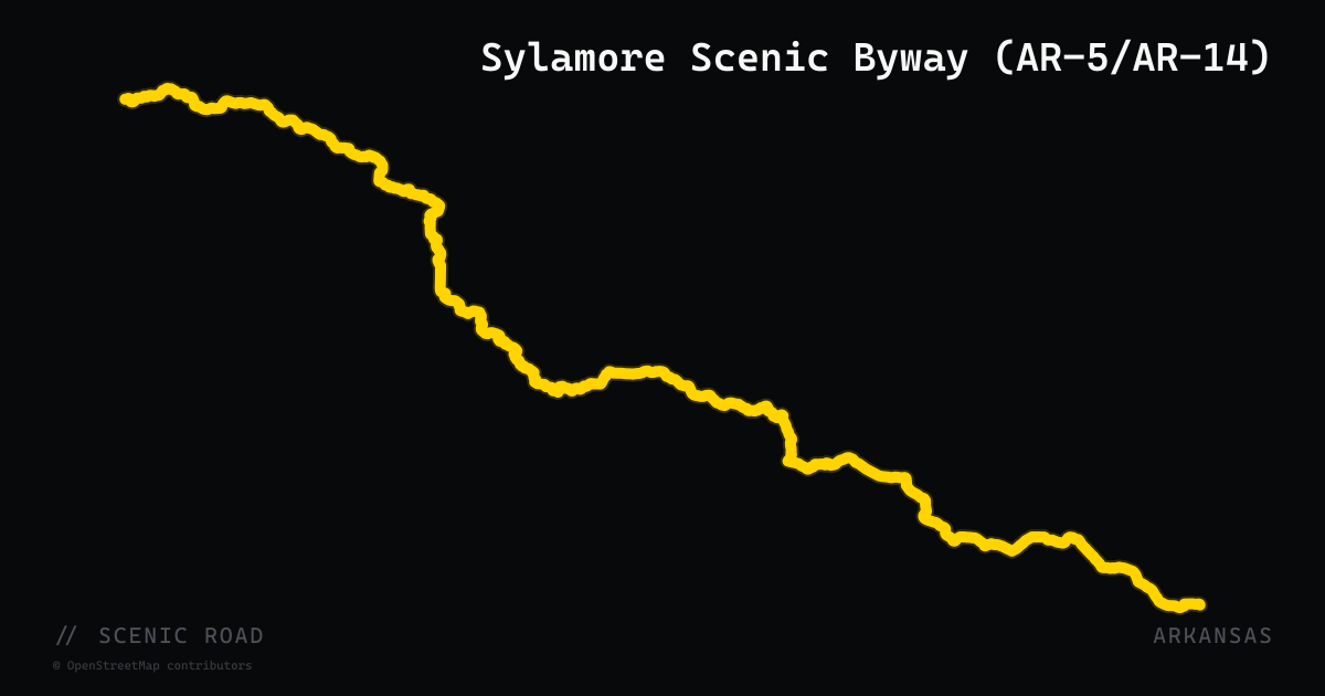 Sylamore Scenic Byway (AR-5/AR-14)