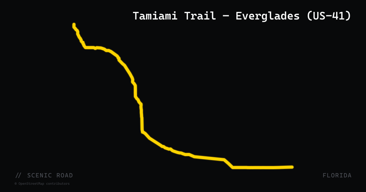 Tamiami Trail — Everglades (US-41)