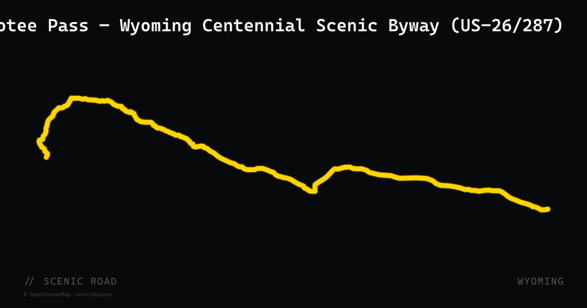 Togwotee Pass — Wyoming Centennial Scenic Byway (US-26/287)