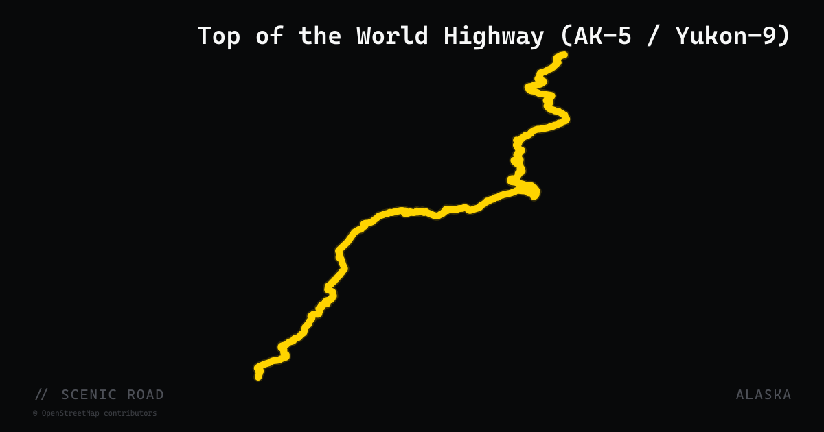 Top of the World Highway (AK-5 / Yukon-9)