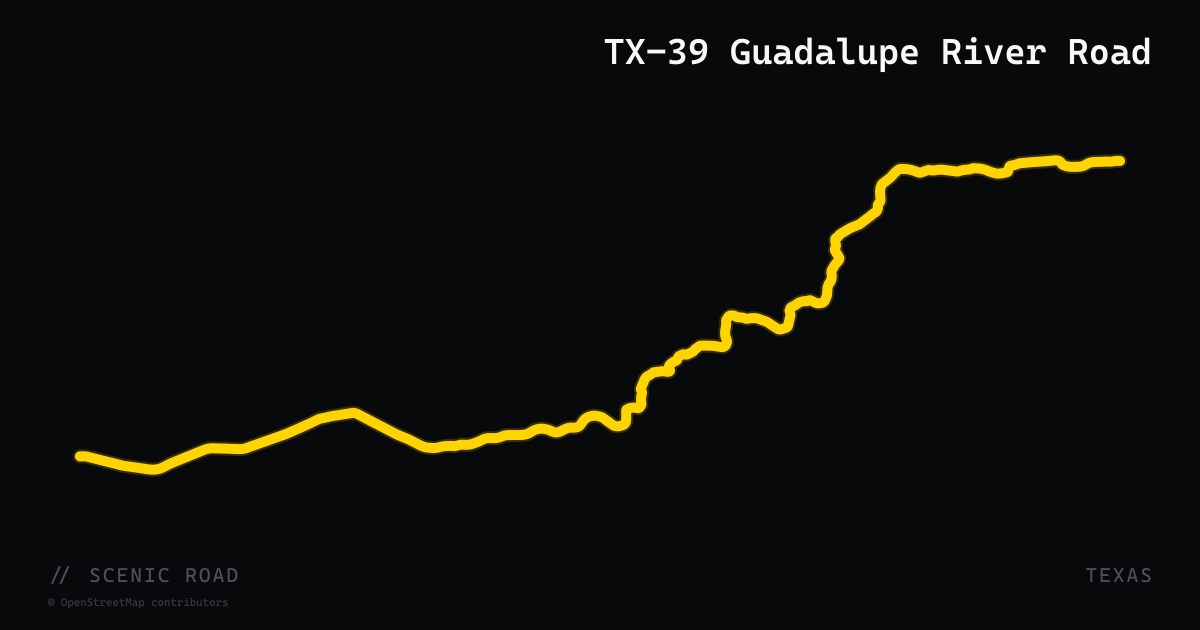 TX-39 Guadalupe River Road
