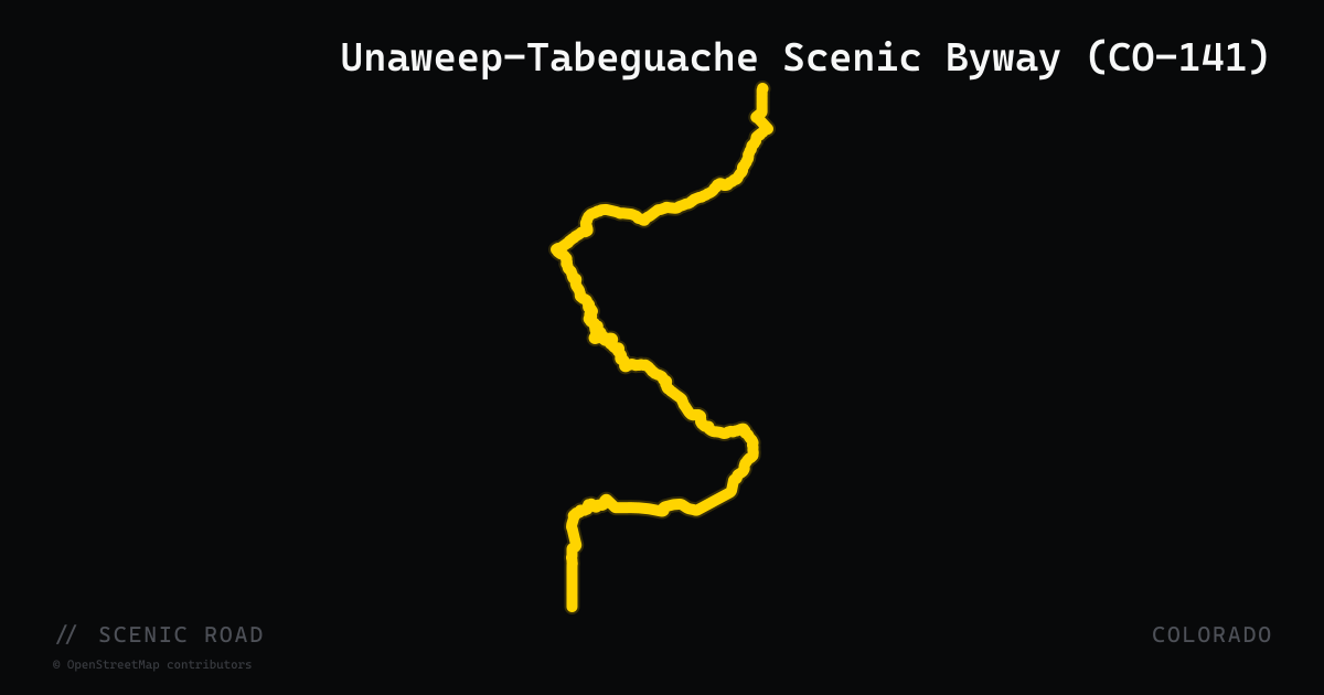 Unaweep-Tabeguache Scenic Byway (CO-141)