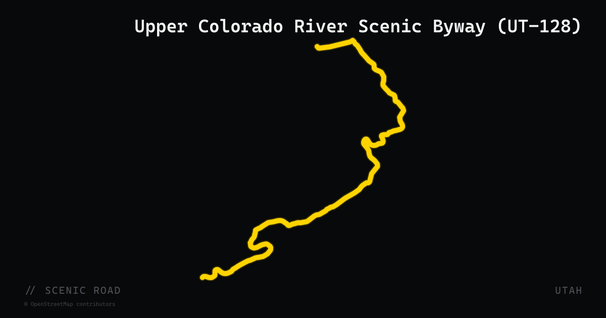 Upper Colorado River Scenic Byway (UT-128)