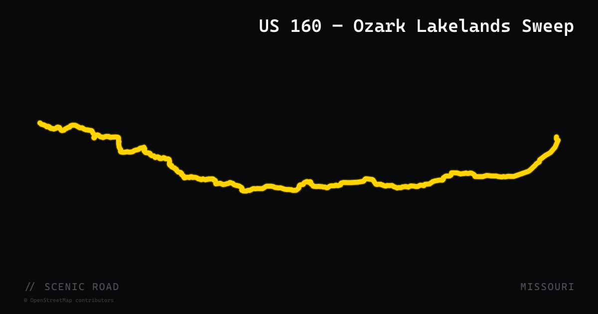 US 160 — Ozark Lakelands Sweep
