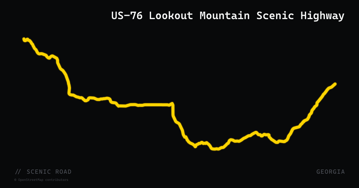 US-76 Lookout Mountain Scenic Highway