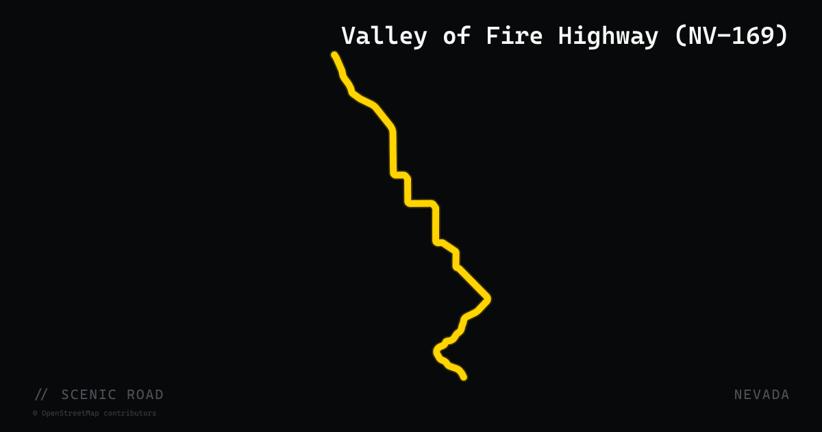 Valley of Fire Highway (NV-169)