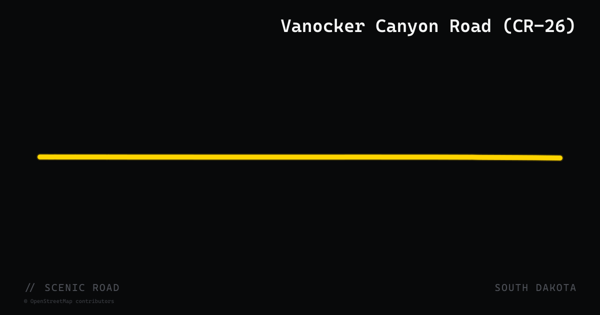 Vanocker Canyon Road (CR-26)