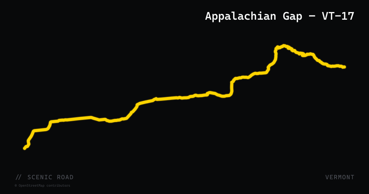 Appalachian Gap — VT-17