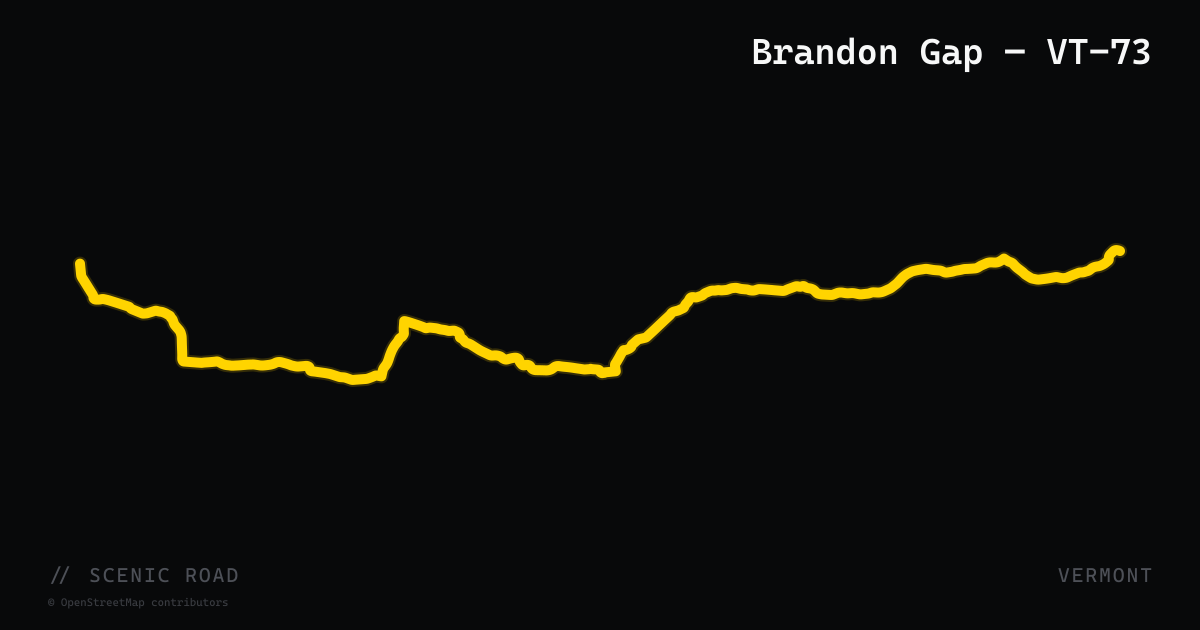 Brandon Gap — VT-73