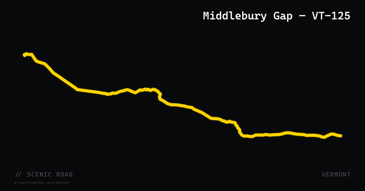 Middlebury Gap — VT-125