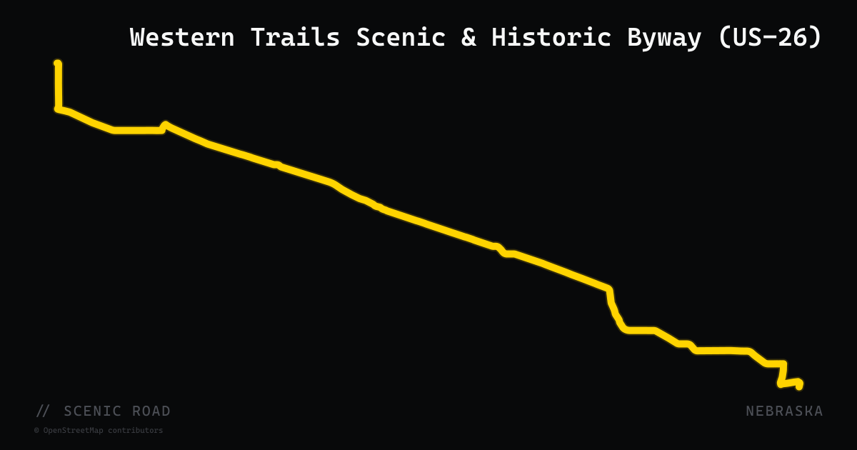 Western Trails Scenic & Historic Byway (US-26)