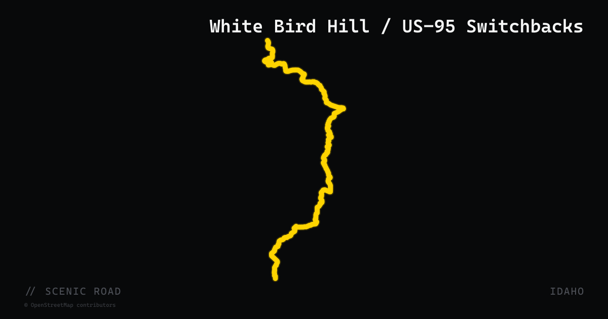 White Bird Hill / US-95 Switchbacks
