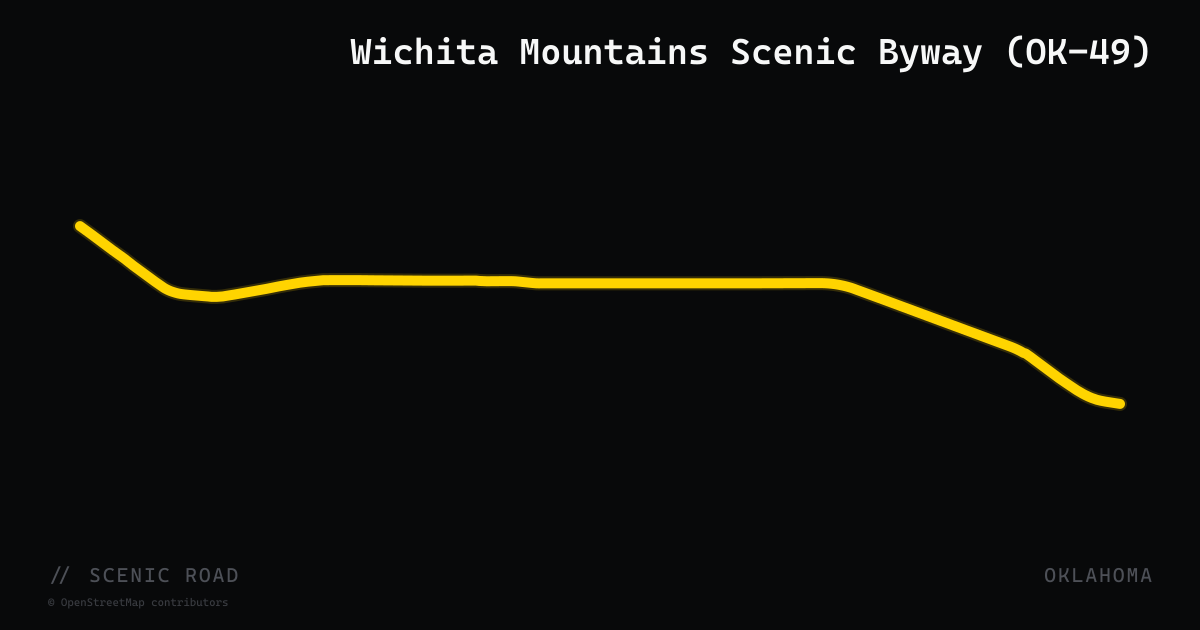Wichita Mountains Scenic Byway (OK-49)