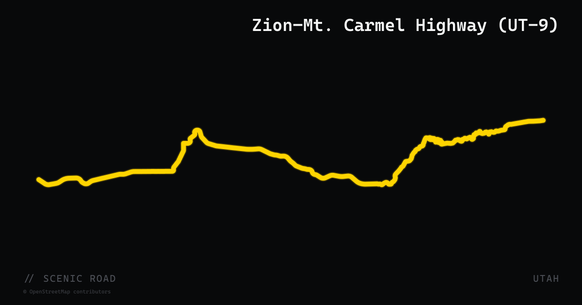 Zion–Mt. Carmel Highway (UT-9)