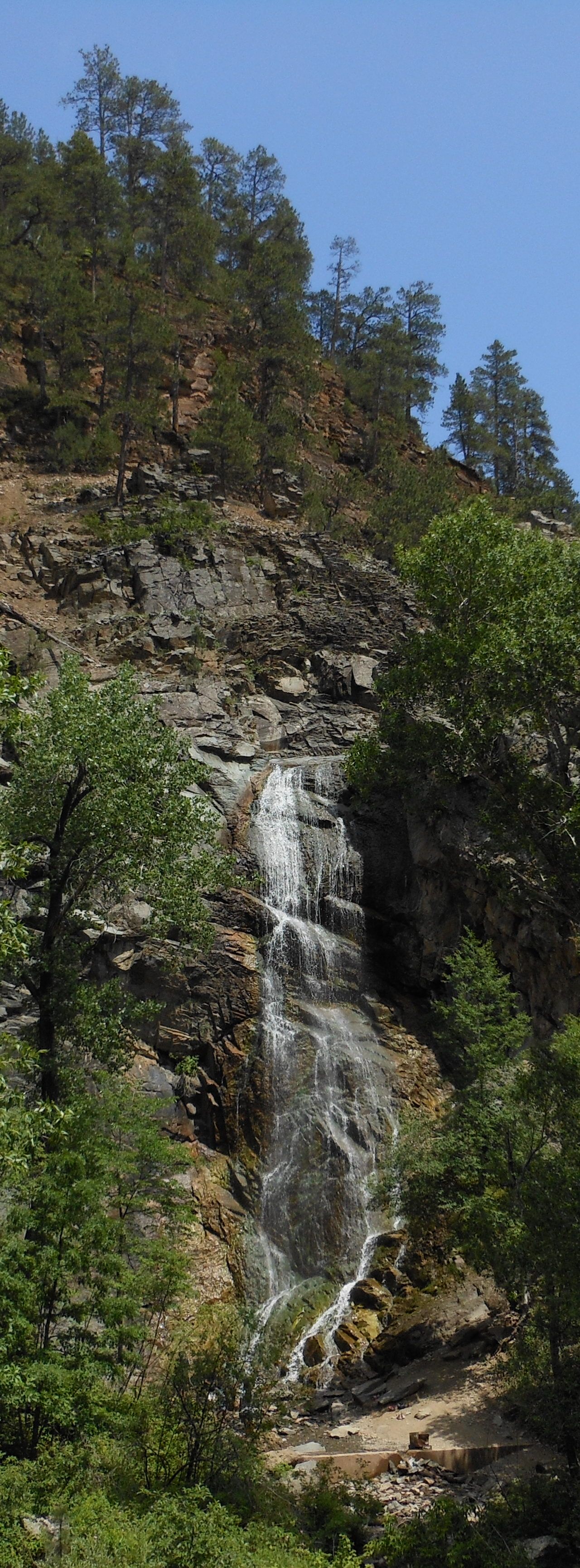 The beautiful bridal veil falls in June 2024